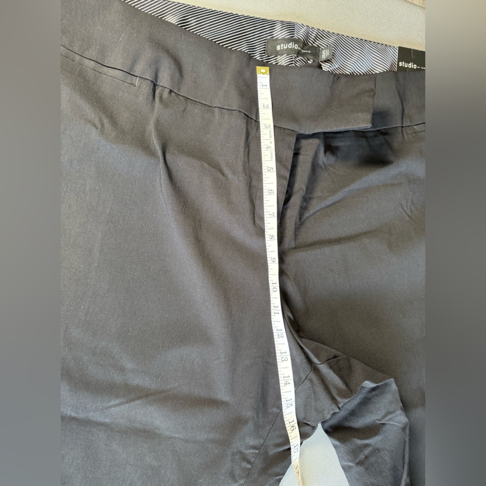 Torrid Black High-Rise Relaxed Trouser Pants Classic Millennium Stretch 26 XS - Picture 7 of 13